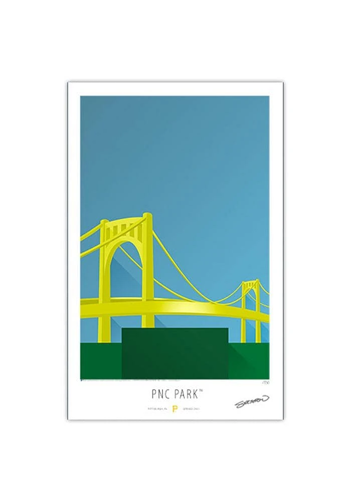 Pittsburgh Pirates PNC Park 17x26 Ltd Ed Ballpark Wall Art