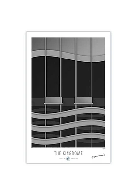 Seattle Mariners Kingdome 17x26 Ltd Ed Ballpark Wall Art