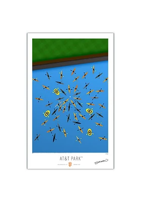 San Francisco Giants ATT Park 17x26 Ltd Ed Ballpark Wall Art