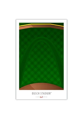St Louis Cardinals Busch Stadium 17x26 Ltd Ed Ballpark Wall Art