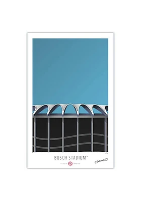 St Louis Cardinals Busch Stadium II 17x26 Ltd Ed Wall Art