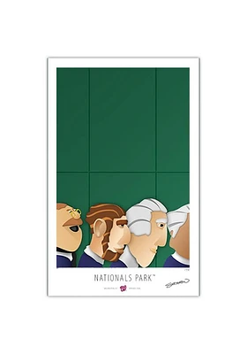 Washington Nationals Nationals Park 17x26 Lt Ed Ballpark Wall Art