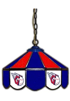 Cleveland Guardians 14 Inch Stained Glass Pub Lamp