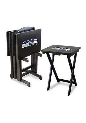Seattle Seahawks 4 Pack TV Tray Set