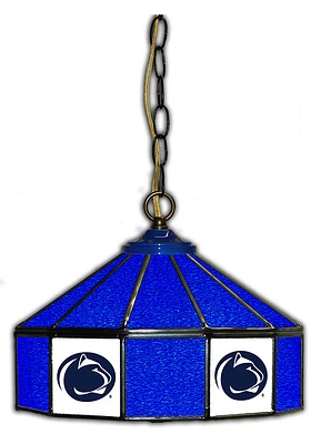 Blue Penn State Nittany Lions Inch Stained Glass Pub Lamp