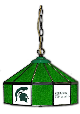 Michigan State Spartans 14 Inch Stained Glass Pub Lamp