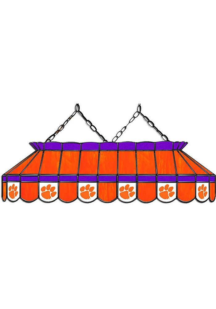 Clemson Tigers 40 Inch Stained Glass Pub Lamp