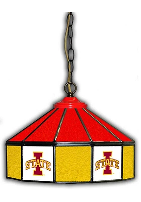 Iowa State Cyclones Inch Stained Glass Pub Lamp