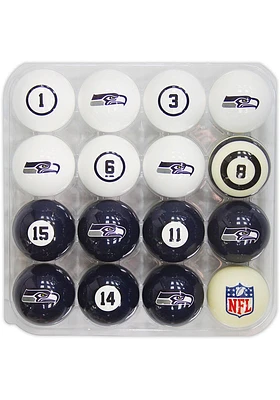 Seattle Seahawks Team Color Billiard Balls