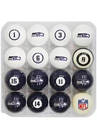 Seattle Seahawks Team Color Billiard Balls