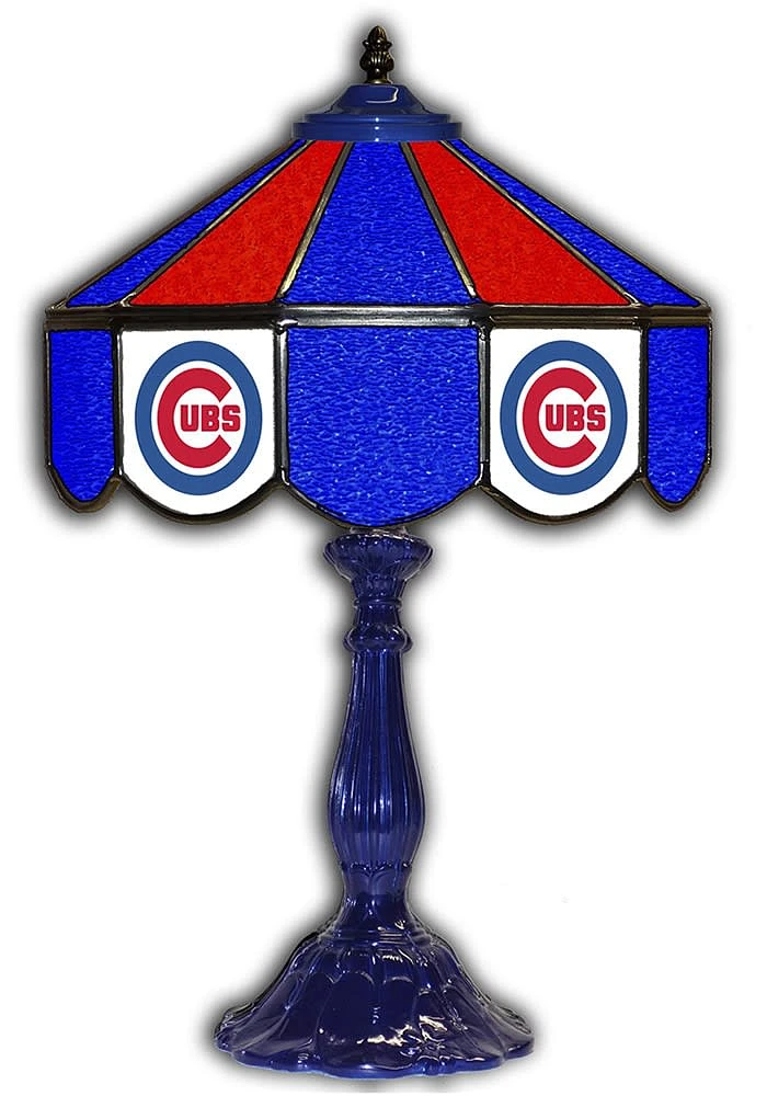 Chicago Cubs 21 Inch Glass Pub Lamp