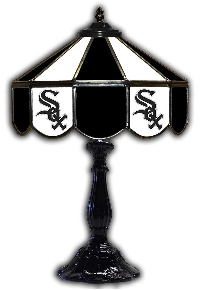 Chicago White Sox 21 Inch Glass Pub Lamp