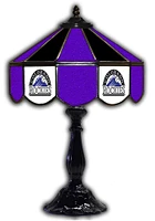 Colorado Rockies 21 Inch Glass Pub Lamp