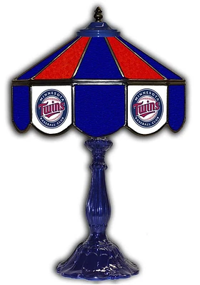 Minnesota Twins 21 Inch Glass Pub Lamp