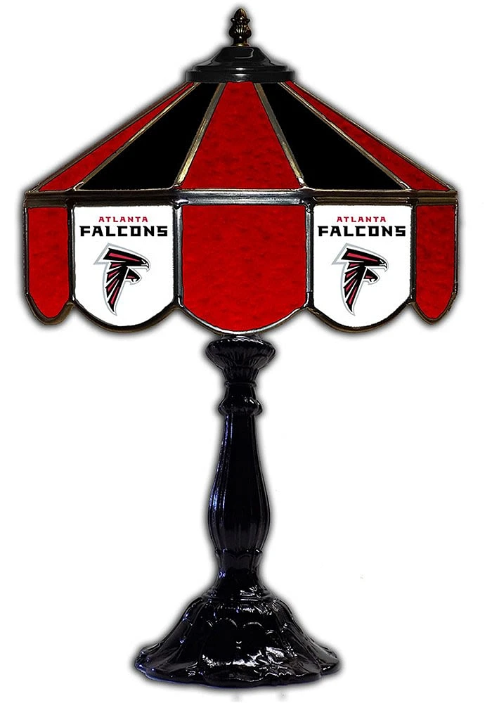 Atlanta Falcons 21 Inch Glass Pub Lamp