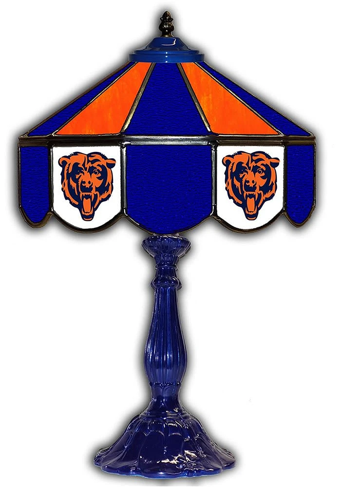 Chicago Bears 21 Inch Glass Pub Lamp