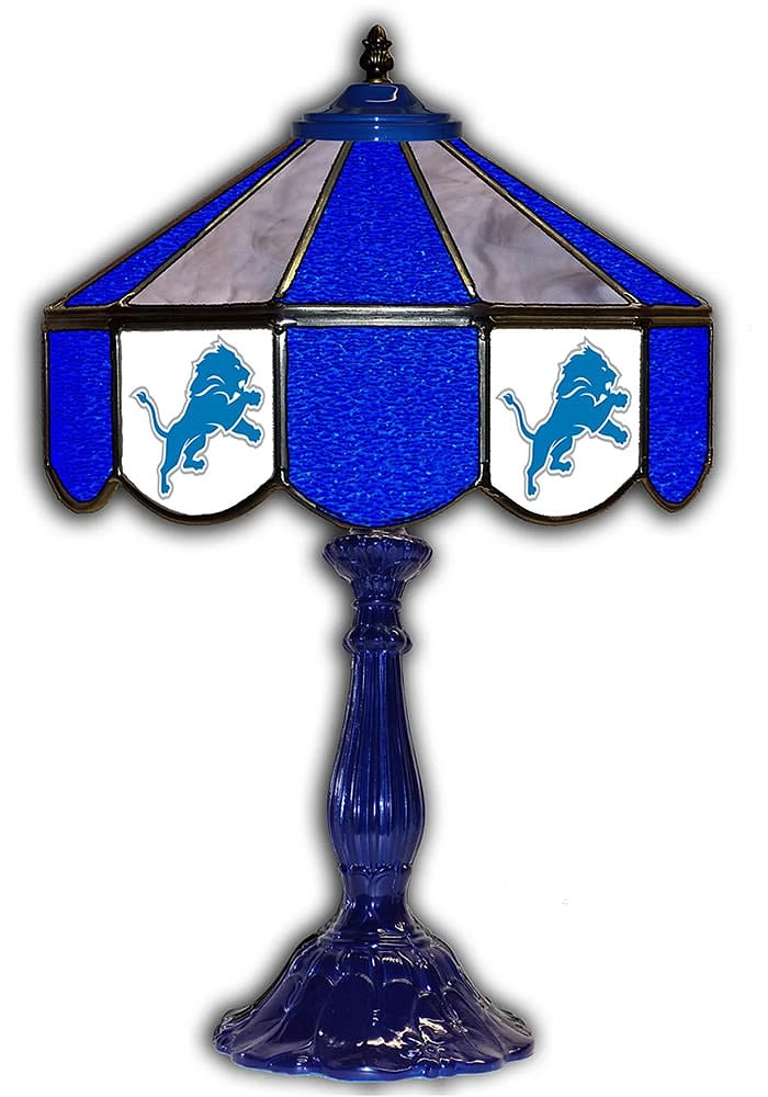 Detroit Lions 21 Inch Glass Pub Lamp