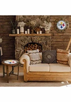 Pittsburgh Steelers Oak Barrel Wall Clock