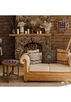 New York Giants Oak Barrel Wall Clock