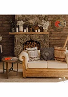 Cleveland Browns Oak Barrel Wall Clock