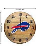 Buffalo Bills Oak Barrel Wall Clock