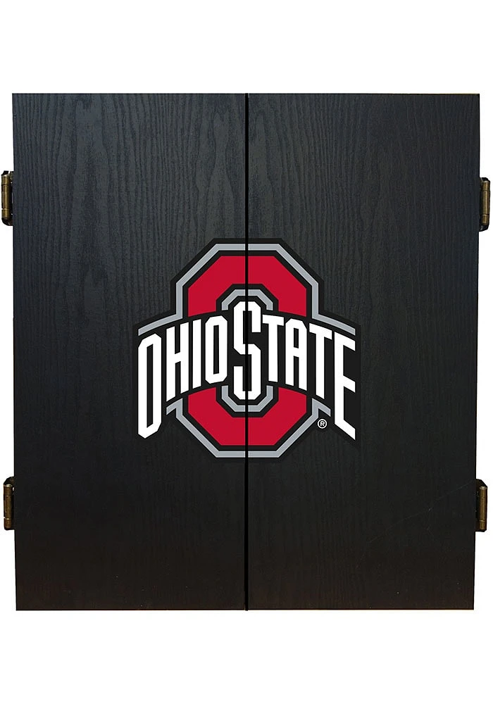 Ohio State Buckeyes Fan Dart Board Cabinet