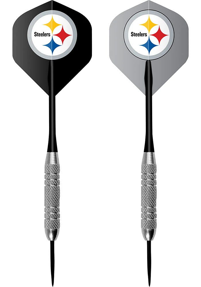 Pittsburgh Steelers Fan Flight Dart Board Cabinet