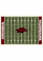 Arkansas Razorbacks 4x6 Homefield Interior Rug - Cardinal
