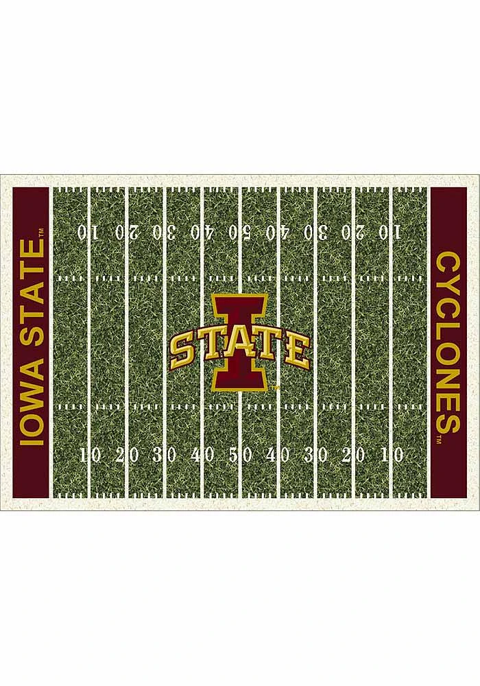Iowa State Cyclones 4x6 Homefield Interior Rug - Red