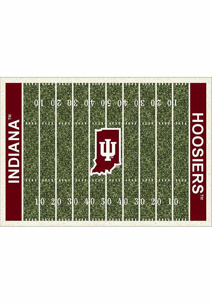 Indiana Hoosiers 4x6 Homefield Interior Rug - White