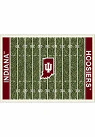 Indiana Hoosiers 4x6 Homefield Interior Rug - White