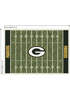 Green Bay Packers 4x6 Homefield Interior Rug - Green