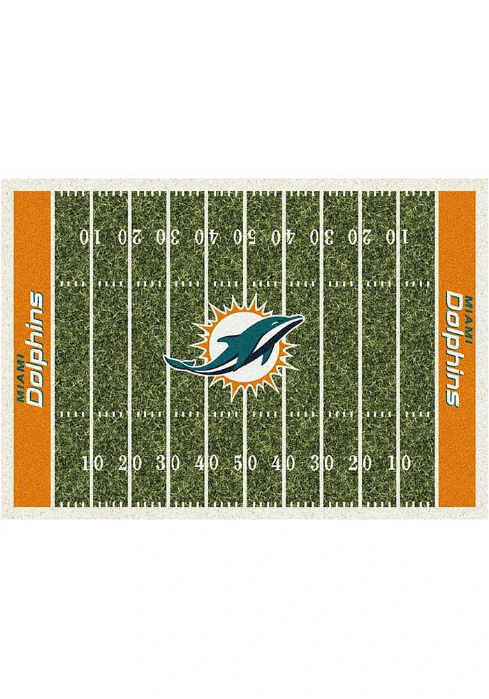 Miami Dolphins 4x6 Homefield Interior Rug - Green