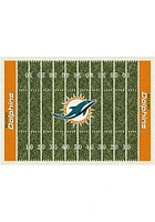 Miami Dolphins 4x6 Homefield Interior Rug - Green