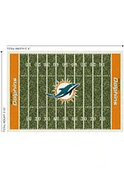 Miami Dolphins 4x6 Homefield Interior Rug - Green
