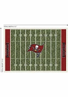 Tampa Bay Buccaneers 4x6 Homefield Interior Rug - Green