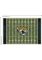 Jacksonville Jaguars 4x6 Homefield Interior Rug - Green