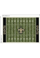 New Orleans Saints 4x6 Homefield Interior Rug - Green