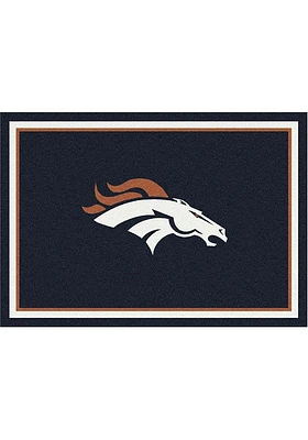 Denver Broncos 4x6 Spirit Interior Rug - Blue