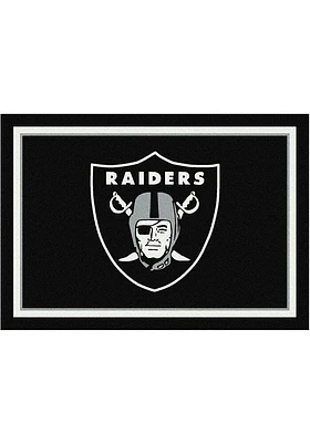 Las Vegas Raiders 4x6 Spirit Interior Rug - Black