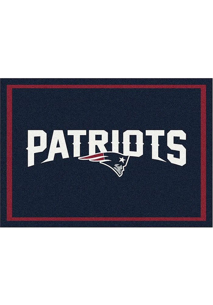 New England Patriots 4x6 Spirit Interior Rug - Blue