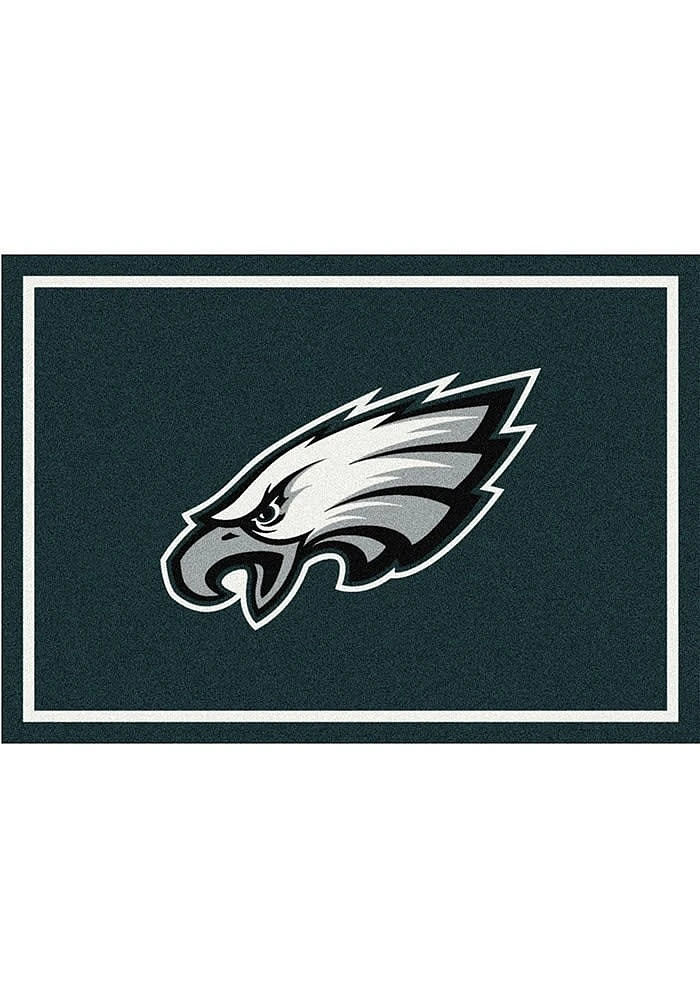 Philadelphia Eagles 4x6 Spirit Interior Rug - Midnight Green