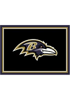 Baltimore Ravens 4x6 Spirit Interior Rug - Purple