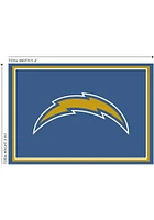 Los Angeles Chargers 4x6 Spirit Interior Rug - Blue