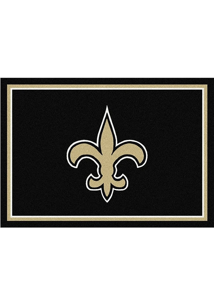 New Orleans Saints 4x6 Spirit Interior Rug - Black