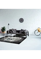 Dallas Cowboys 4x6 Distressed Interior Rug - Black