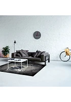 Denver Broncos 4x6 Distressed Interior Rug - Black