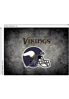 Minnesota Vikings 4x6 Distressed Interior Rug - Black