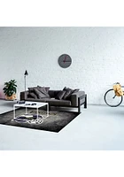 Minnesota Vikings 4x6 Distressed Interior Rug - Black