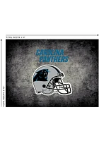 Carolina Panthers 4x6 Distressed Interior Rug - Black